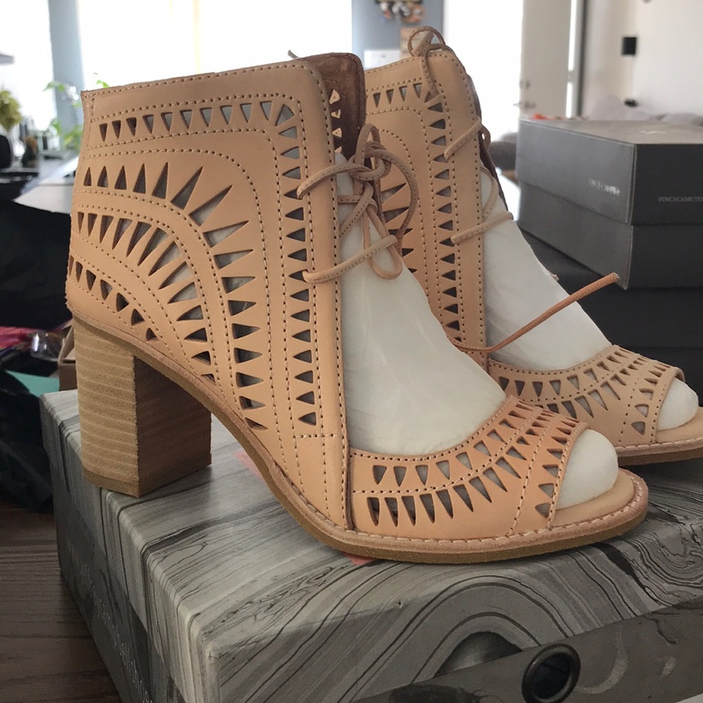Natural Jeffrey Campbell cordillo brand new shoes